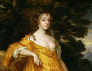 Diana Kirke, późniejsza hrabina Oxfordu, ok. 1665-70, detal obrazu 118535